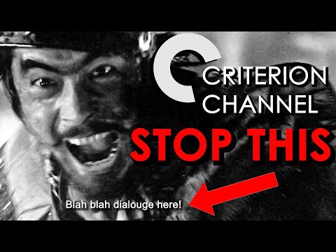 Dear Criterion, STOP DOING THIS