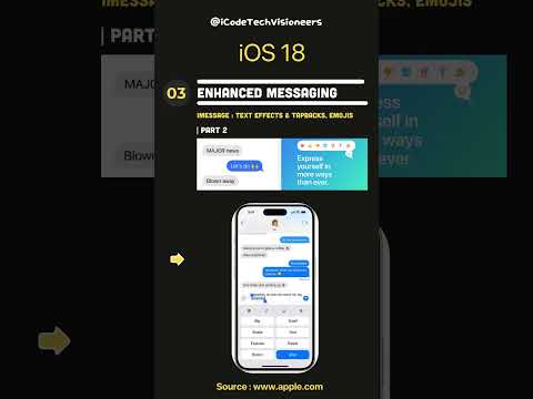 iOS 18 New Features: Enhanced Messaging