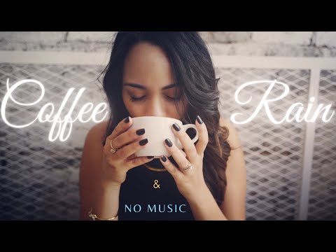 Coffee House And Rain Sounds | No Music