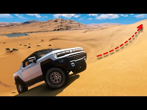 Cars vs Sand Dunes - BeamNG.Drive
