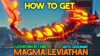 EASIEST Way to Catch MAGMA LEVIATHAN in Fisch Game! (Roblox)