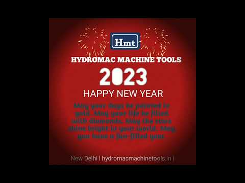 Happy New Year | 2023   | Hydromac Machine Tools #hydraulicpress #hydraulicmachine #hydraulic #hmt