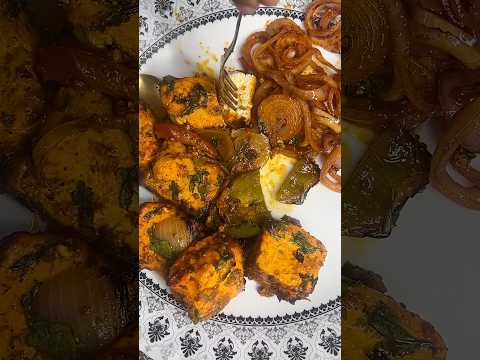🔥🧀 Punjabi Style Paneer Tikka! Juicy, Spicy & Yummy 😍 | #PaneerTikka #indianfood #shorts