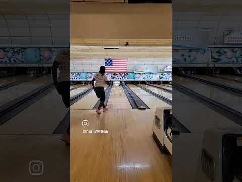 Day 97 Of One Strike A Day Ball Used:Ion Pro 📽#2handedbowling #fyp #bowling #sports