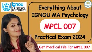 MPCL 007 IGNOU MA Practical Exam #ignou #mpcl007 #mapsychologypractical #mapc #mapsychology