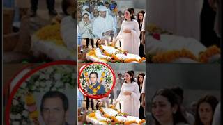 Karishma kapoor gets emotional at ex husband Sanjay kapoor prayer meet with sister kareena kapoor