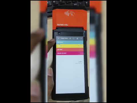 PoketPos software with sunmi v2s handheld device demo #pointofsalesoftware #posbillingsoftware