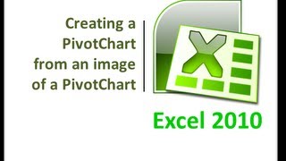 PivotChart, Created From an Existing PivotChart