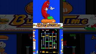 Burger Time Mean Hotdog #arcade #barcade #burgertime #arcadechallenge #twitch #kickstreaming