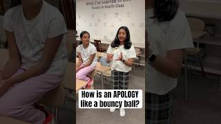 Social Health Similes: Apology is a bouncy ball? ☄️ #SEL #mindfullearning