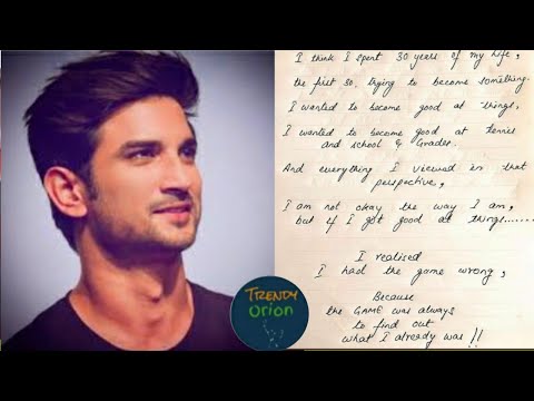 Happy Birthday Sushant/Sushant Singh Rajput's Letter to his  Elder Sister - Trendy Orion