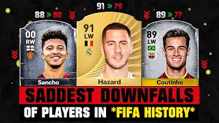 Saddest DOWNFALLS OF FOOTBALLERS in FIFA History! 😔💔