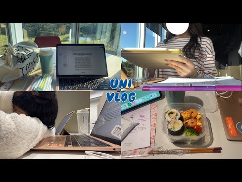 study vlog🧺23歳院生の平凡な日々| 初めて授業サボった日 | suffering from deadlines | grad school life in Sydney