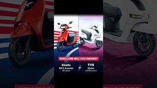 Kinetic scooter vs tvs iqube #iqube #kinetics #evscooter #scootercomparison