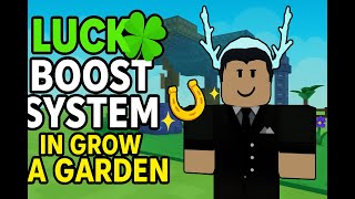 Luck Boost in Grow a Garden!!!