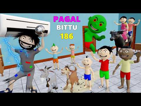 Garmi Mein Ac Wala Cartoon | Desi Comedy Video - Bittu Sittu Toons