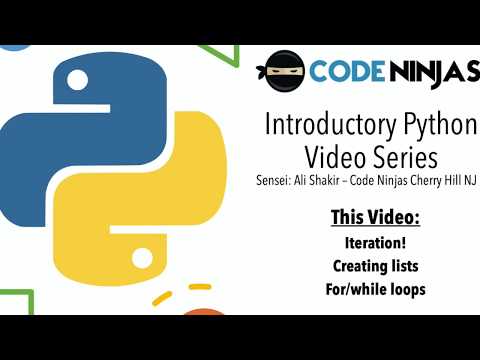 Python Video Series -- Lists and Loops