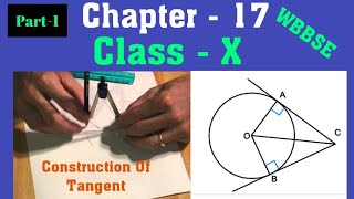 Construction Of Tangent To A Circle Class 10 WBBSE  By Ahrar | Chapter 17