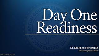 Interim Superintendent's Day One Readiness