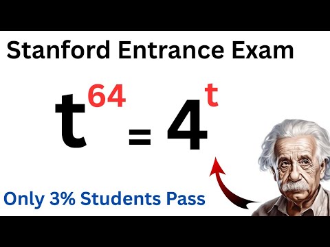 Can You Solve This? ll Stanford Entrance Exam Question ll
