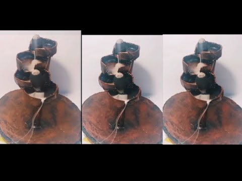 how to make Smoke fountain water fall at home with cardboard