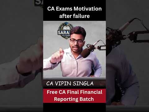 CA Exams Motivation after Failure #exam #caresult #icairesult #caresults
