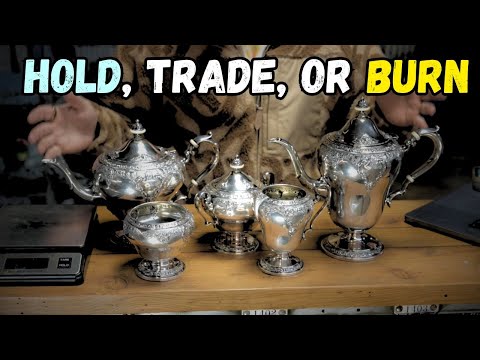 Hold, Trade, or Burn  - Antique Sterling Silver Score