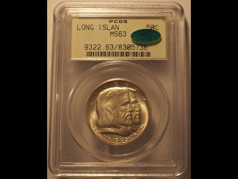 1936 Long Island Half PCGS63+CAC (#203)   (CLICK ... for more info)