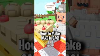 How to Make Cake in Grow a Garden (CAKE RECIPE)! #shorts #growagarden
