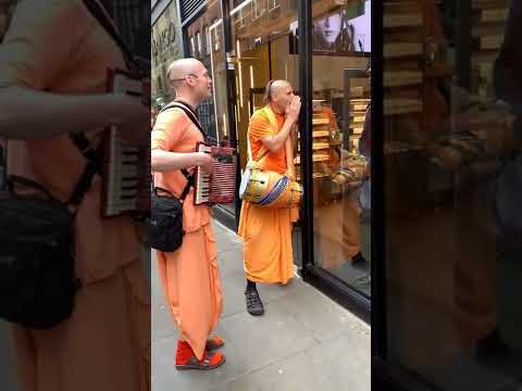 Krishna bhakti in foreign #shorts #harekrishna