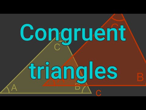 Congruent triangles