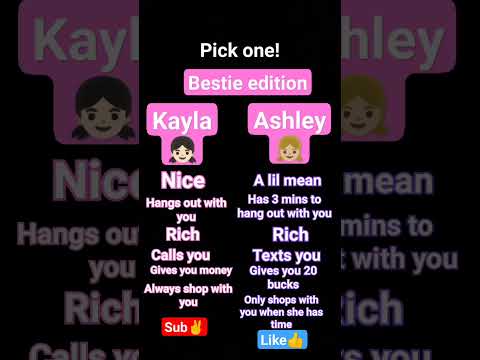 Pick one! (sorry if its cringe lol)