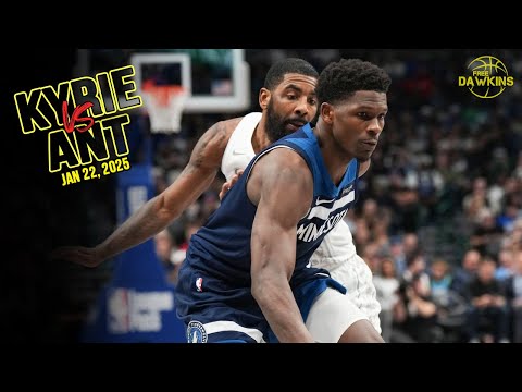 Kyrie Irving vs Anthony Edwards Full Duel | Jan 22, 2025 | FreeDawkins