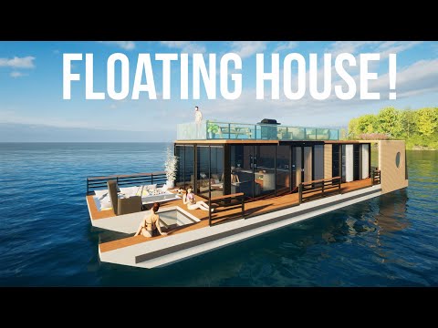 Floating Dreams: Incredible Shipping Container House on Water!