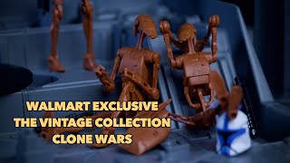 UNBOXING Walmart Exclusive The Vintage Collection Clone Wars Figures