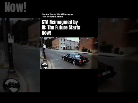GTA Reimagined by AI: The Future Starts Now! #ainews #ai #gta5 #gtanews
