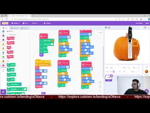 Sculpter une citrouille avec Scratch | Carve a pumpkin with Scratch