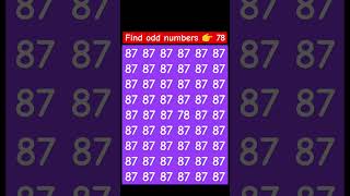 find odd numbers #maths #brainteaser #puzzle #brainteasing #smartphone #brainchallenge #games