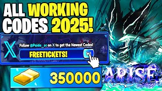 *NEW* ALL WORKING CODES FOR ARISE CROSSOVER IN 2025! ROBLOX ARISE CROSSOVER CODES
