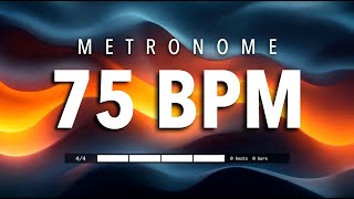 75 BPM Metronome 🎵 – Smooth Visual Beat Loop for Natural Timing | TickRite