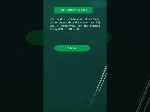 GATE PYQ 2021 (PC) #gateexam #gatepyqs #shortsvideo #viral @GATEChemicalInstitute