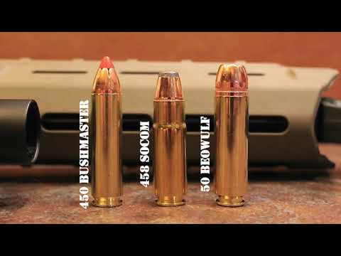 450 Bushmaster vs 458 SOCOM vs 50 Beowulf