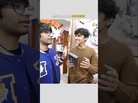 Piyush ne iPhone unboxing Kiya #smartphone #funny #souravjoshivlogs #comedy #bgmi #piyushjoshigaming