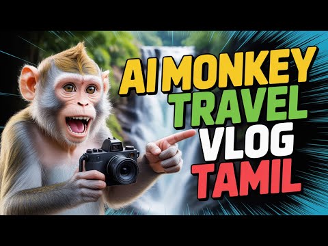 Ai Monkey Travel Vlog Tamil | Veo 3 Tutorial Tamil | google Veo 3 tutorial Tamil | #aitamil
