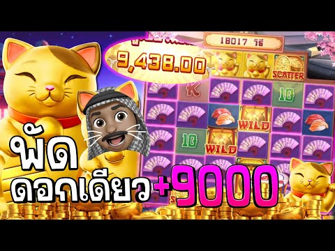 Lucky Neko : สล็อตPG สล็อตแมวทอง ดอกเดียวอยู่!! สล็อตแตกง่าย !!