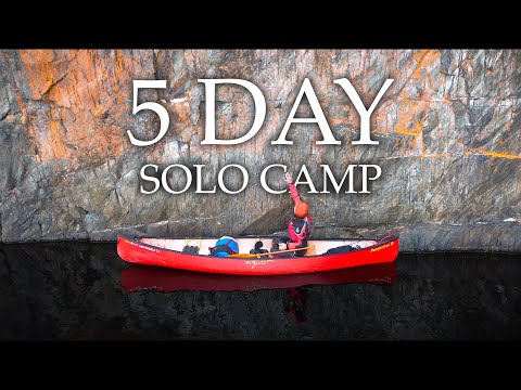5 Days Solo Camping & Fishing in Canadian Wilderness