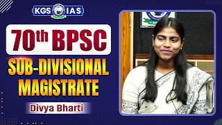 70th BPSC Mock Interview | Rank 532 | Divya Bharti | BPSC Topper Interview | KGS BPSC