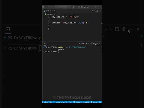 This Python String Formatting Trick Will Blow Your Mind!
