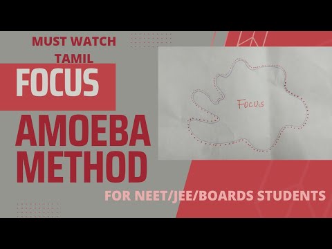 Focus amoeba|How to focus on studies in tamil|How to concentrate on studies| #neet2023 #jee #boards