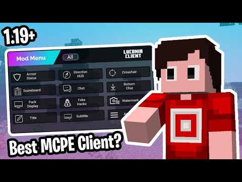 Luconia Client | FPS Boost, Mod Menu, Freelook, Custom Crosshair, Capes and More! (1.19+) MCPE